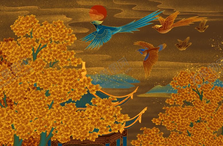 编号：42567109260045378277【酷图网】源文件下载-中国风国画