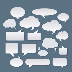 对话框语音框会话框图片