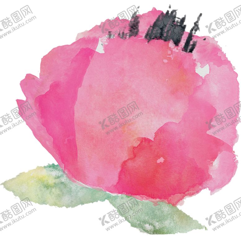 编号：92171805040414258810【酷图网】源文件下载-水彩花卉