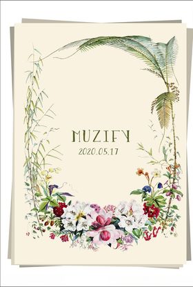 花朵花卉边框设计