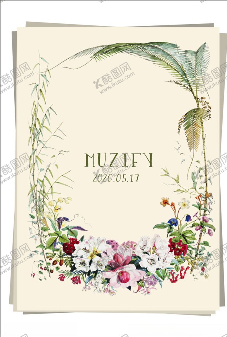 编号：90634510300341313657【酷图网】源文件下载-花朵花卉边框设计