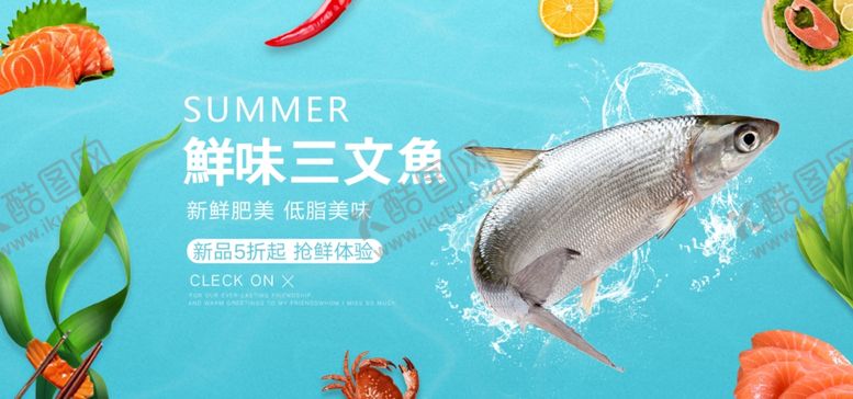 编号：48112605101309578573【酷图网】源文件下载-鲜味三文鱼