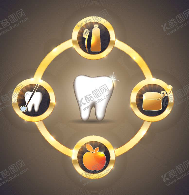 编号：77915309300528528436【酷图网】源文件下载-卡通牙齿