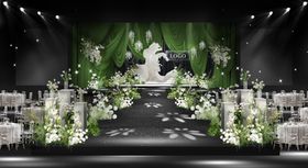 梦幻森系婚礼现场布置