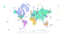 人物生活扁平化图案