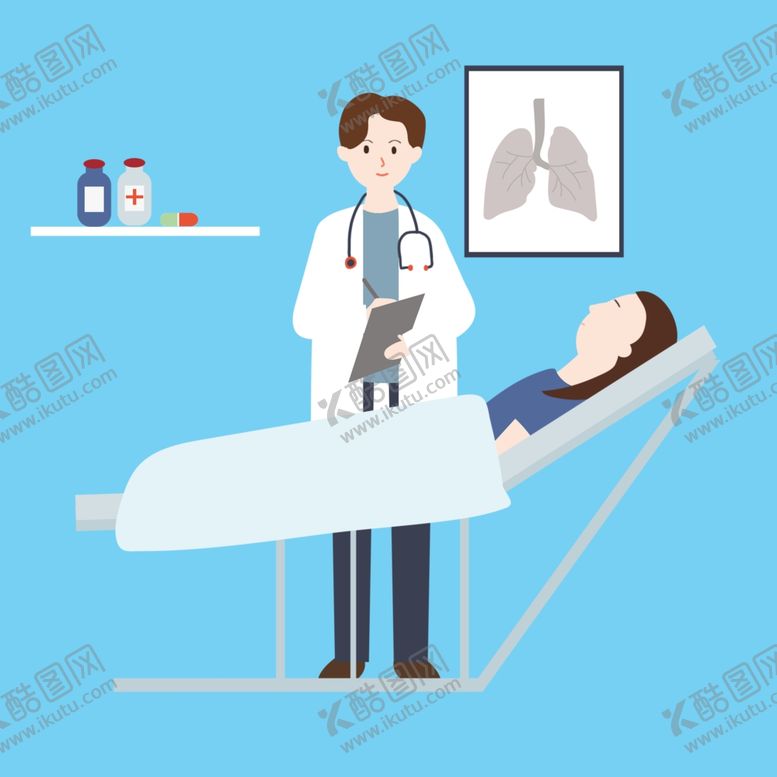 编号：59486307070146189618【酷图网】源文件下载-男医生记录病人病情