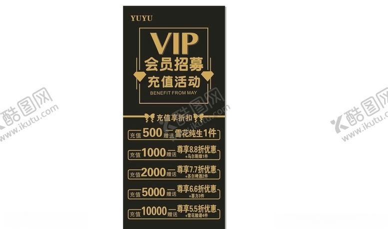 编号：36680909220832511392【酷图网】源文件下载-会员充值展架cdrx4