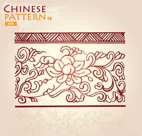 花纹中式元素图案中国风元素中国风