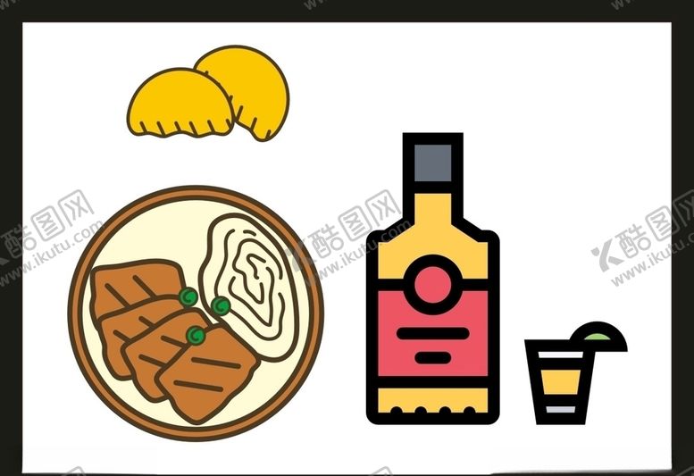 编号：13375604080017106951【酷图网】源文件下载-卡通美食餐饮