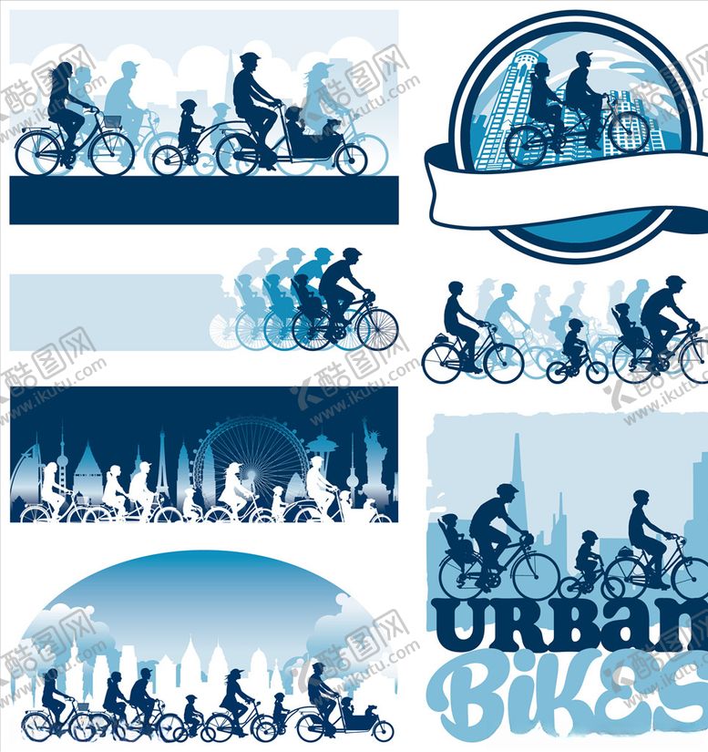 编号：55086909130401147572【酷图网】源文件下载-自行车剪影