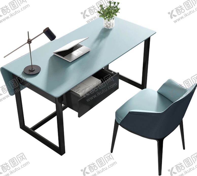编号：18729110080218476417【酷图网】源文件下载-简约大气书桌椅
