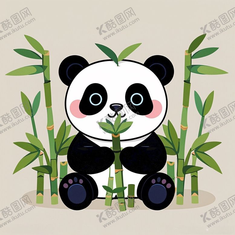 编号：51379102181931427135【酷图网】源文件下载-可爱卡通熊猫