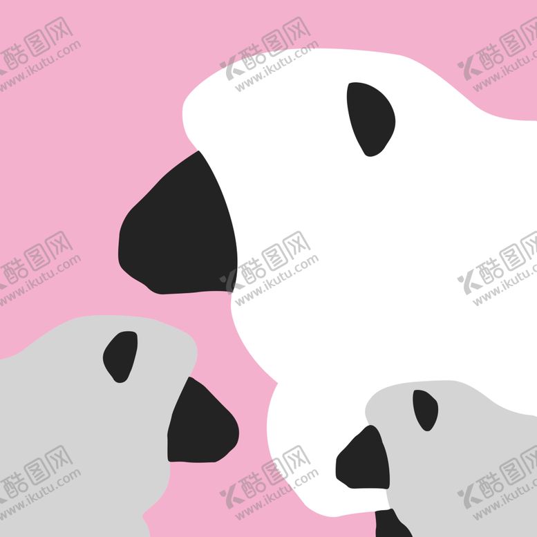 编号：11986209130209044887【酷图网】源文件下载-动物卡通插画儿童房装饰