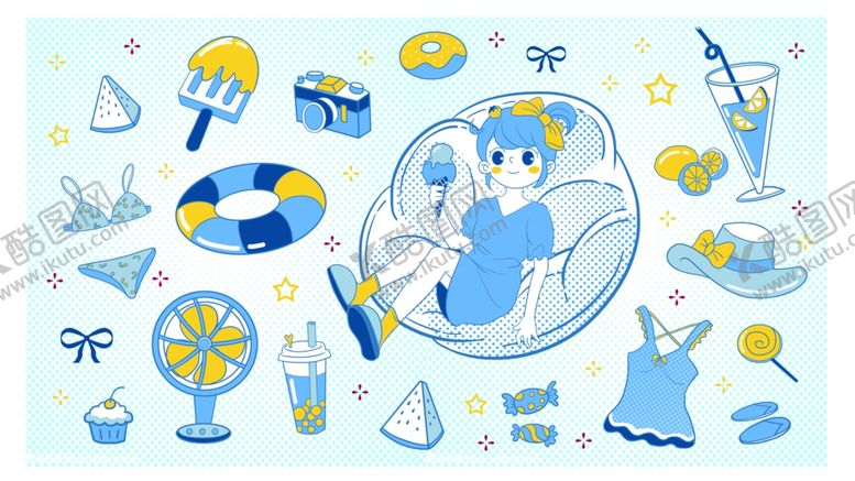 编号：15504309221806113323【酷图网】源文件下载-卡通动漫创意插画