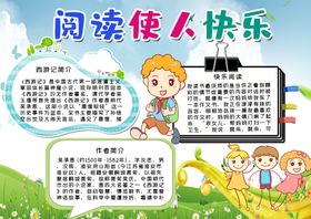 阅读书单手抄报阅读小报