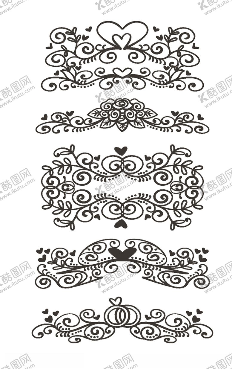 编号：92795410072338159125【酷图网】源文件下载-现代创意花纹花边