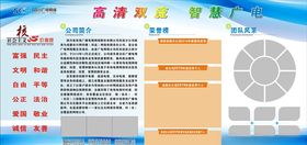 高清双流智慧广电展板展板模版