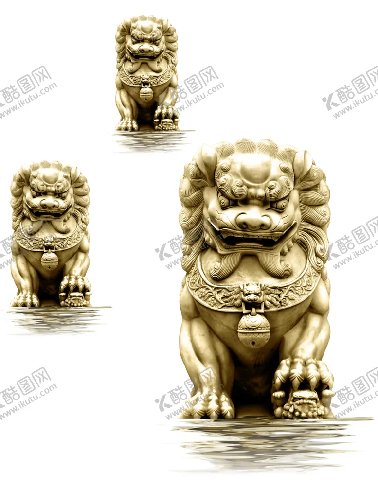 编号：86113404210739163352【酷图网】源文件下载-石狮子雕塑