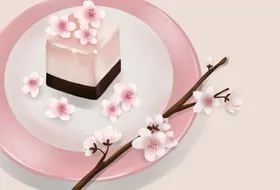 手绘樱花