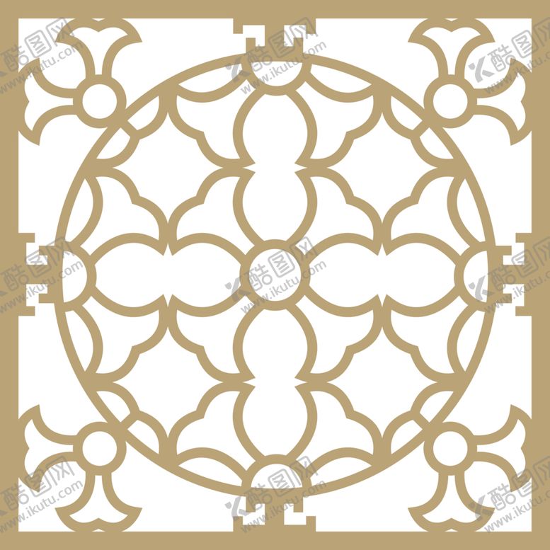 编号：26204009302337365859【酷图网】源文件下载-中国风花纹