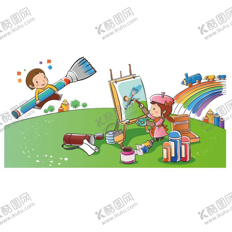 编号：74948409190600009365【酷图网】源文件下载-卡通儿童幼儿园素材