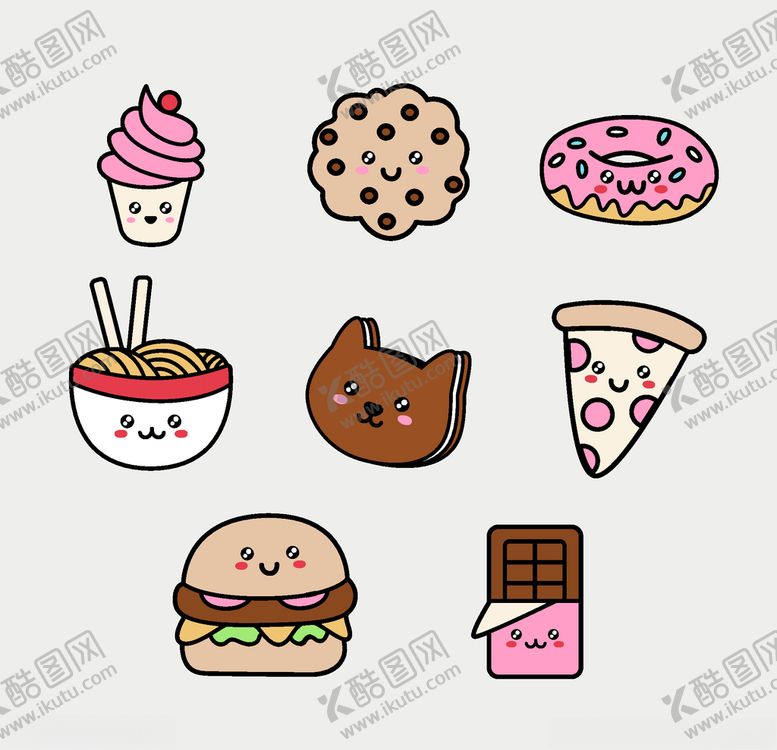 编号：87900209222106219668【酷图网】源文件下载-可爱食物