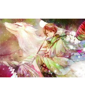 狐狸与少女插画