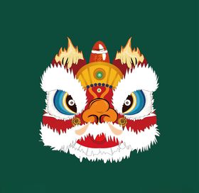 醒狮矢量图