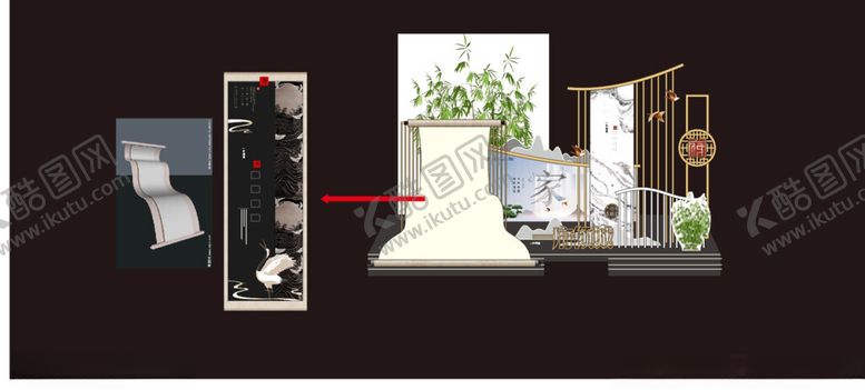 编号：23144509211719331774【酷图网】源文件下载-现代室内装饰设计展示