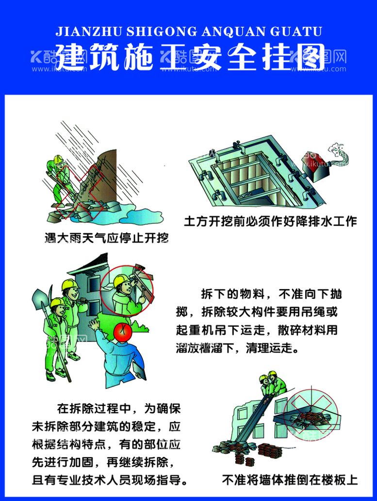 编号：34628510080644458539【酷图网】源文件下载-建筑施工安全挂画