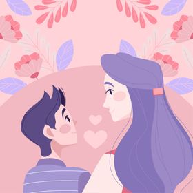 母亲节插画妇女卡通人物