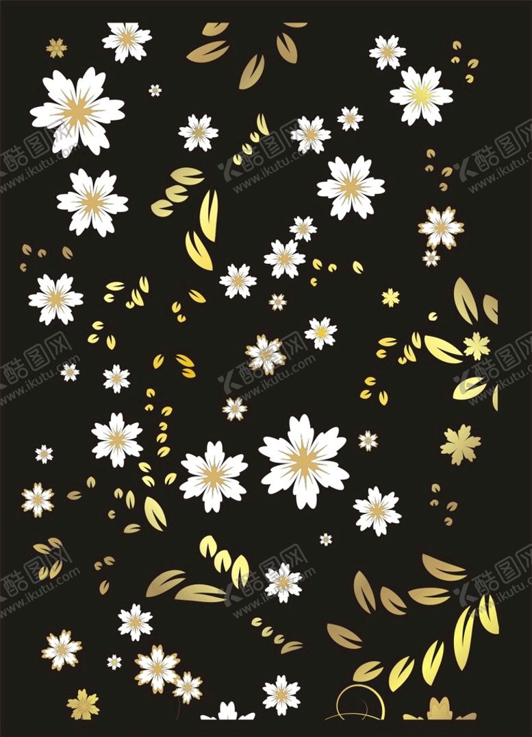 编号：78181001251237312099【酷图网】源文件下载-花卉底纹背景 