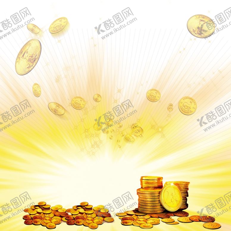 编号：36274910061428445733【酷图网】源文件下载-金色金币金光射线