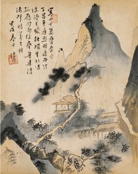 山水画  