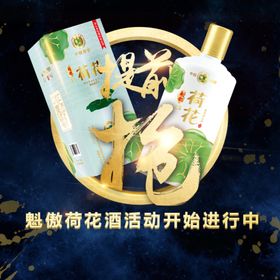 主图荷花酒推广海报图片
