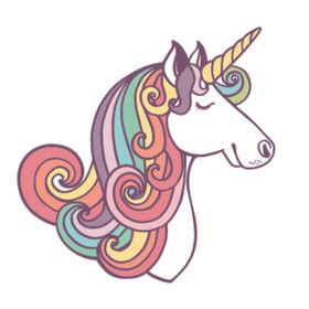 独角兽简笔插画