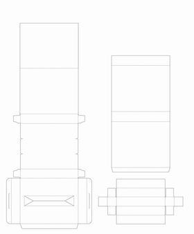 包装盒刀模图