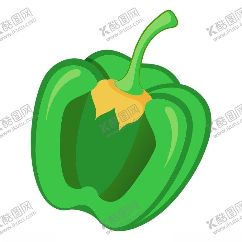 编号：42883802102222108074【酷图网】源文件下载-青椒剖面素材