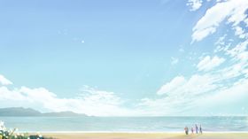 小清新简约创意海报图片梦中世界文艺插画