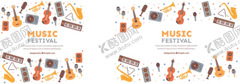 编号：23022410031220329944【酷图网】源文件下载-卡通乐器