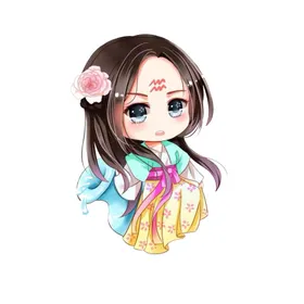 复古旗袍女装图片动漫国潮插画森系少