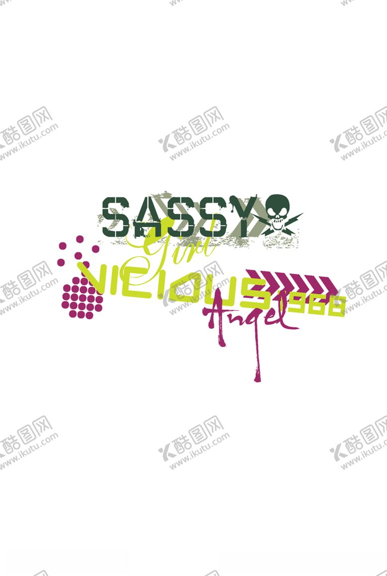 编号：23314109240429163043【酷图网】源文件下载-字母印花