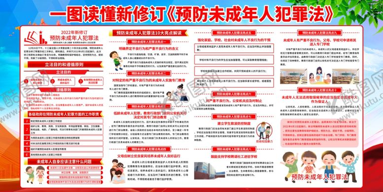 编号：30227012020721258822【酷图网】源文件下载-预防未成年人犯罪法
