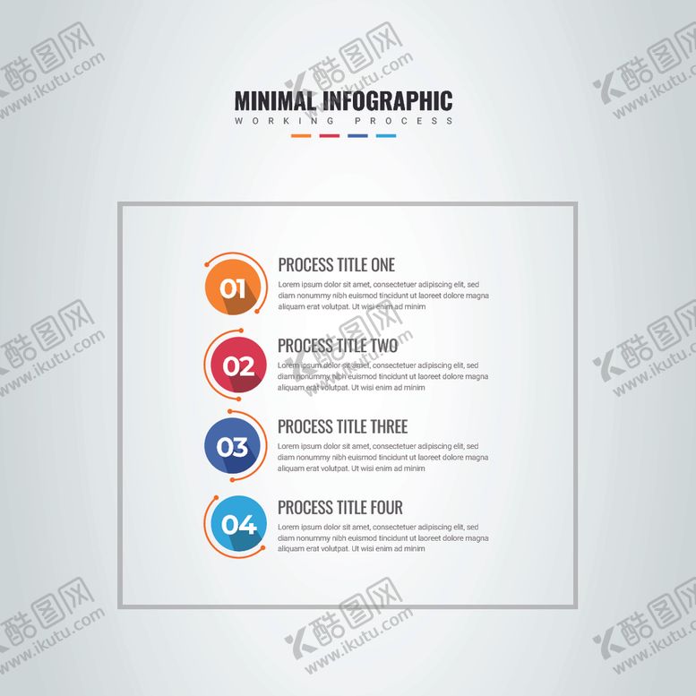 编号：81400109201757577879【酷图网】源文件下载-步骤说明信息图表图形设计模板