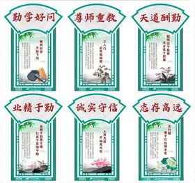 校园文化学校展板文化长廊