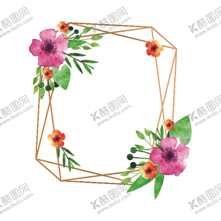 编号：77745605061409439465【酷图网】源文件下载-水彩花卉插画