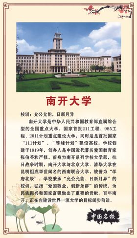 【中国名校】南开大学