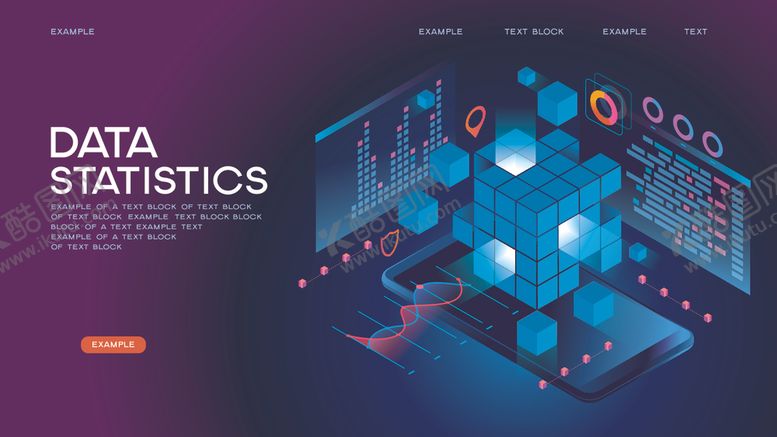 编号：27654010090631102563【酷图网】源文件下载-炫彩科技感插画
