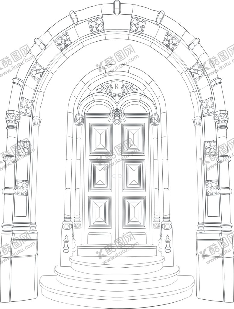 编号：48349109270344349481【酷图网】源文件下载-巴洛克风格装饰图案