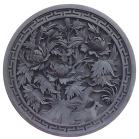 圆形花砖
